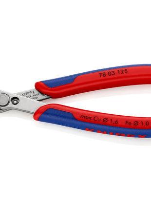 Cortador lateral electrónico KNIPEX Super-Knips® INOX longitud 125 mm forma 0 (4000810503)