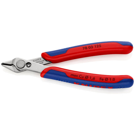 KNIPEX Pince coupante latérale électronique Super-Knips® INOX longueur 125 mm forme 0 ( 4000810503 )