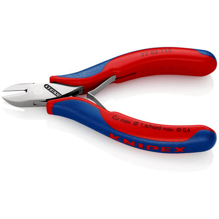 KNIPEX Electronics szczypce tnące boczne długość 115 mm kształt 0 ( 4000810739 )