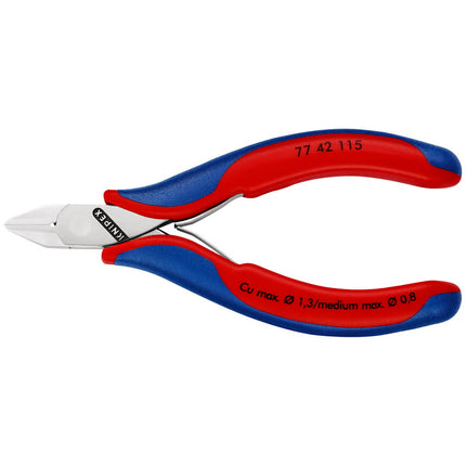 KNIPEX Pince coupante latérale électronique  longueur 115 mm forme 4 ( 4000810742 )