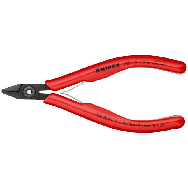 KNIPEX Electronics szczypce tnące boczne długość 125 mm kształt 1 ( 4000810500 )