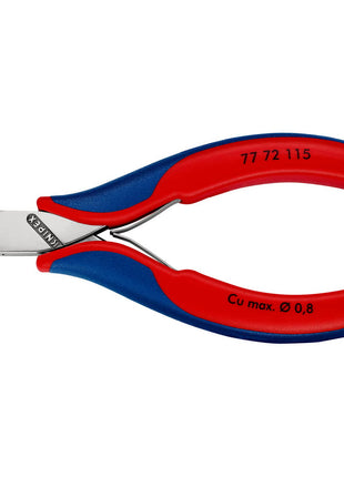 KNIPEX Elektronik-Seitenschneider Länge 115 mm Form 4 ( 4000810743 )