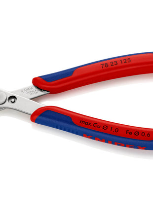 KNIPEX cortador lateral electrónico Super-Knips® INOX longitud 125 mm forma 2 (4000810507)