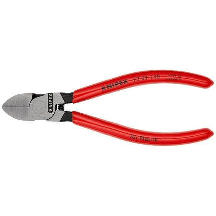 KNIPEX Szczypce tnące ukośne do tworzyw sztucznych Długość całkowita 140 mm ( 4000810177 )
