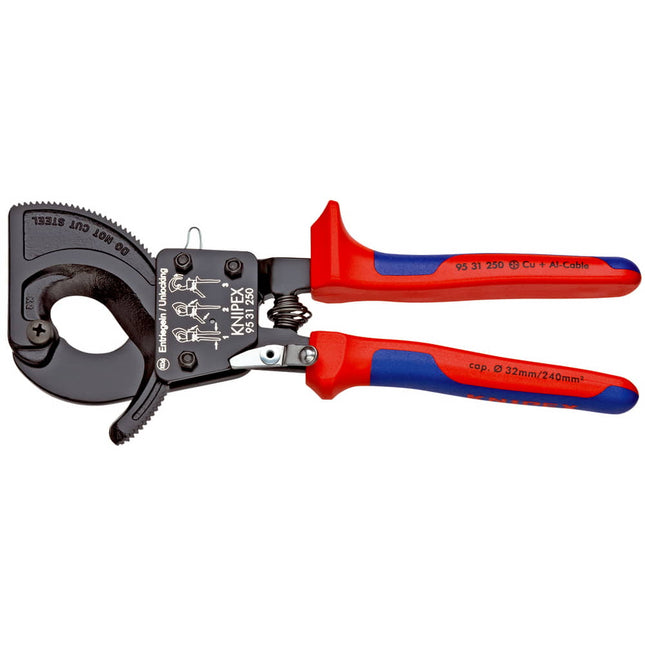 KNIPEX cable cutters total length 250 mm max. 32 (240 mm²) mm ( 4000810928 )