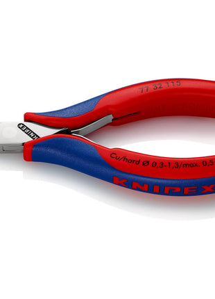 KNIPEX Electronics szczypce tnące boczne długość 115 mm kształt 3 ( 4000810749 )