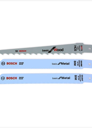 Bosch Säbelsägeblätter 150 mm Tough Box Wood / Metal 15 tlg ( 2607010901 ) - Toolbrothers