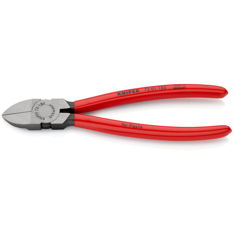 KNIPEX Szczypce tnące ukośne do tworzyw sztucznych Długość całkowita 180 mm ( 4000794227 )