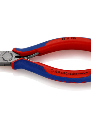 Alicates de corte KNIPEX longitud 125 mm forma 1 faceta sí (4000794625)