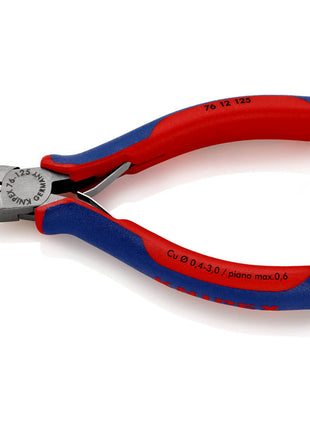 Alicates de corte KNIPEX longitud 125 mm forma 1 faceta sí (4000794625)