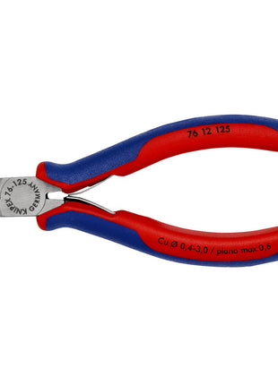 Alicates de corte KNIPEX longitud 125 mm forma 1 faceta sí (4000794625)