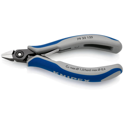 KNIPEX precision electronics diagonal cutters length 125 mm shape 3 ( 4000810822 )