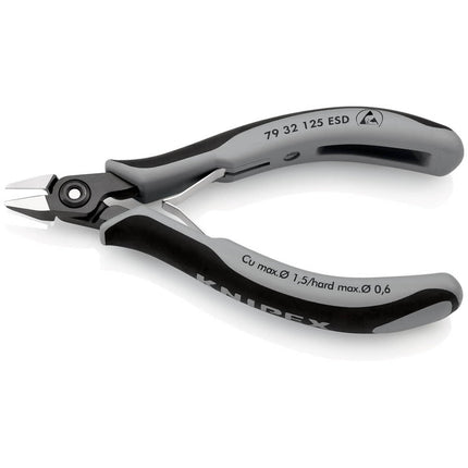 KNIPEX precision electronics diagonal cutters length 125 mm shape 3 ( 4000810831 )