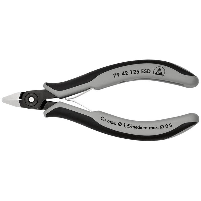 KNIPEX precision electronics diagonal cutters length 125 mm shape 4 ( 4000810832 )