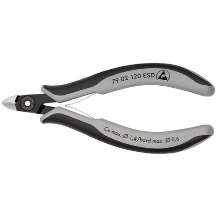 KNIPEX precision electronics diagonal cutters length 120 mm shape 0 ( 4000810833 )
