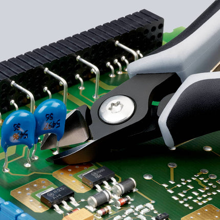 KNIPEX precision electronics diagonal cutters length 120 mm shape 0 ( 4000810833 )