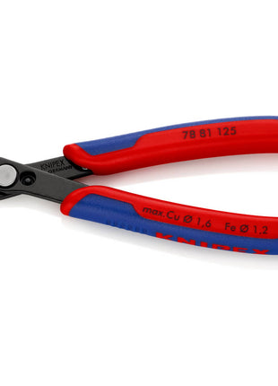 Cortador lateral electrónico KNIPEX Super-Knips® longitud 125 mm forma 8 (4000810592)