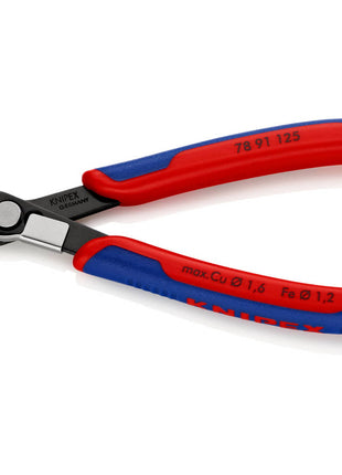 Cortador lateral electrónico KNIPEX Super-Knips® longitud 125 mm forma 8 (4000810609)