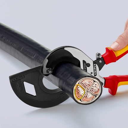 KNIPEX Cisaille à câbles  L. totale 320 mm max. 60 (600 mm²) mm ( 4000810942 )