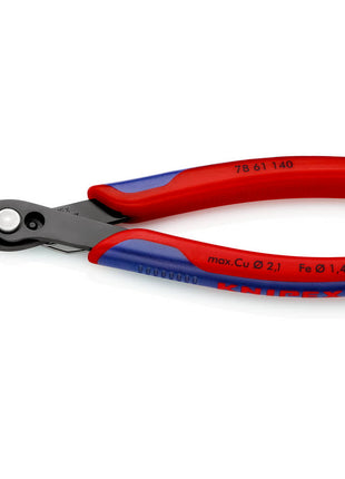 Cortador lateral electrónico KNIPEX Super-Knips® longitud 140 mm (4000810335)