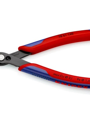 Cortador lateral electrónico KNIPEX Super-Knips® longitud 140 mm (4000810335)