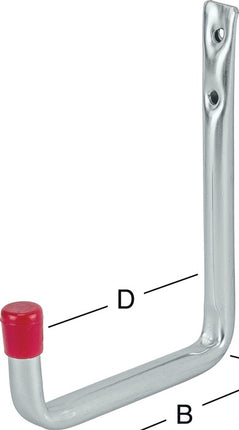 VORMANN Wandhaken U-Form ohne Gummierung Ausladung 114 mm ( 3000273041 )