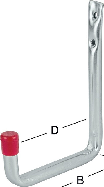 VORMANN Wandhaken U-Form ohne Gummierung Ausladung 250 mm ( 3000273043 )