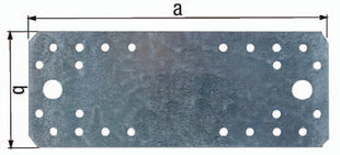 Connecteur plat GAH EN 14545:29-2 longueur 100 mm largeur 40 mm épaisseur 2 mm (3000200346)