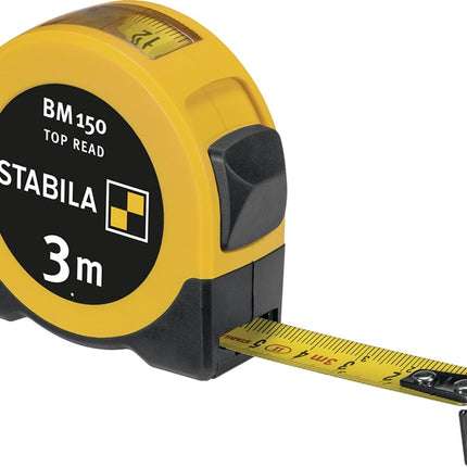 Mètre à ruban de poche STABILA BM 150 Longueur 3 m Largeur 16 mm mm/ mm ( 4000857982 )