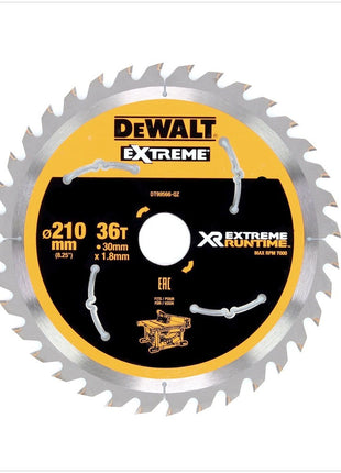 Dewalt DT 99566 XR FlexVolt Handkreissägeblatt 210 mm / 30 mm mit 36 Zähnen - Toolbrothers