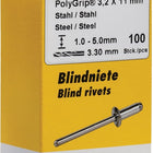 GESIPA Blindniet PolyGrip® Nietschaft d x l 3,2 x 11 mm ( 4000813775 )