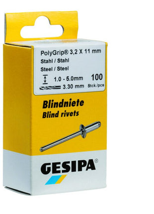 GESIPA Blindniet PolyGrip® Nietschaft d x l 4,8 x 10 mm ( 4000813789 )