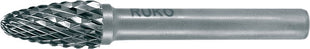 RUKO Fraise sur tige RBF D. 10 mm long. tête 20 mm D. tige 6 mm ( 4000602855 )