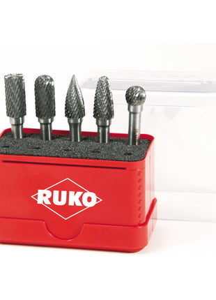 RUKO Frässtiftsatz Schaft-Ø 6 mm 5 teilig ( 8000421357 )