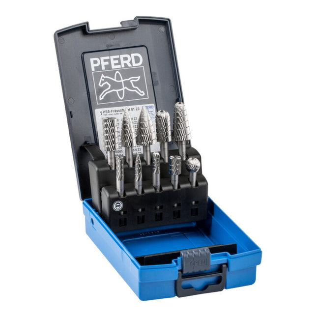 Set di frese PFERD 81 gambo Ø 6 mm 10 pezzi ( 4142032100 )