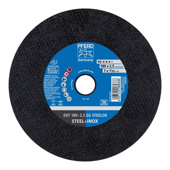 PFERD cutting disc SG STEELOX D180x2.5mm straight ( 4000841317 )