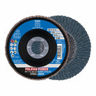 Arandela dentada PFERD POLIFAN Z SG POWER STEELOX Ø 125 mm grano 40 (4000842585)