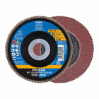 PFERD flap disc POLIFAN A PSF STEELOX Ø 125 mm grain size 60 conical ( 4000842593 )