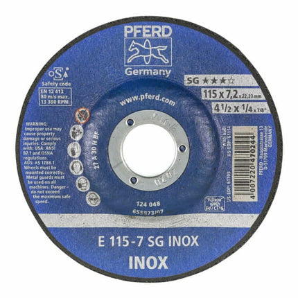 PFERD Schruppscheibe SG INOX D125xS4,1mm ( 4000842071 )