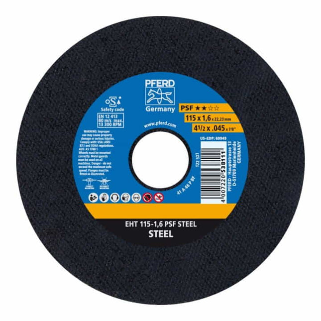 PFERD cutting disc PSF STEEL D125x1.6mm straight ( 4000843069 )