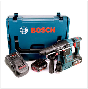 Bosch GBH 18V-26 F Akku Bohrhammer 18V 2,6J brushless SDS plus + 2x Akku 5,0Ah + Schnellladegerät + L-Boxx