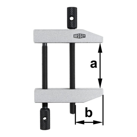 BESSEY Abrazadera de tornillo paralelo PA ancho de luz 36 mm (4000831576)