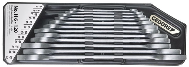 Set di chiavi aperte doppie GEDORE H 6-120 12 pezzi SW6-32 mm ( 4000823698 )