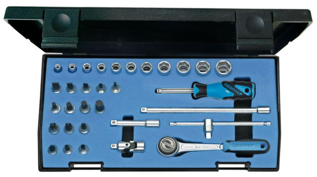 GEDORE socket spanner set 20 IMU-3 32-piece 1/4 ″ ( 4000820542 )