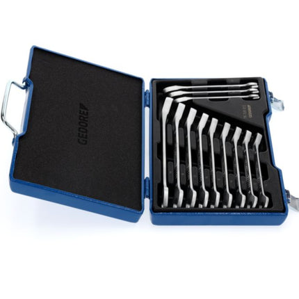 Zestaw kluczy płasko-oczkowych GEDORE 7 UR-012 12-częściowy o szerokości 8-19 mm ( 4000821990 )