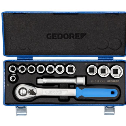 GEDORE socket spanner set 19 SME-20 13-piece 1/2 ″ ( 4000880496 )