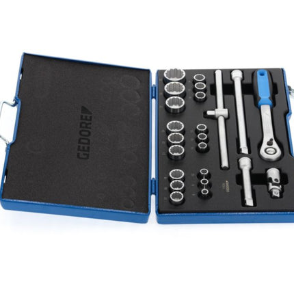 Set di chiavi a bussola GEDORE D19 EMU-20 23 pezzi 1/2 ″ ( 4000880523 )