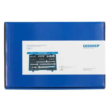 Set di chiavi a bussola GEDORE D19 EMU-20 23 pezzi 1/2 ″ ( 4000880523 )
