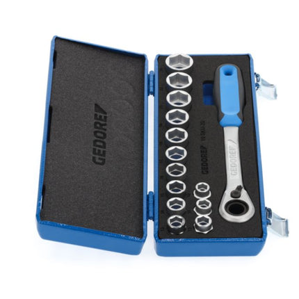 GEDORE Steckschlüsselsatz 19 SKU-20 14-teilig 1/2 ″ ( 4000880518 )