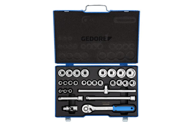 Set di chiavi a bussola GEDORE 19 VMU-10 28 pezzi 1/2 ″ ( 4000880520 )